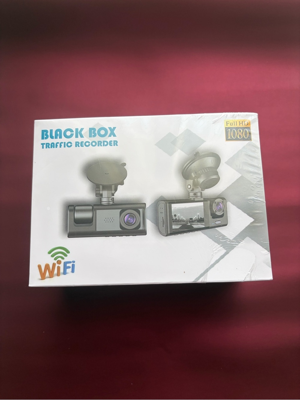 Black Box Traffic Recorder Dash Cam - White Box with WiFi